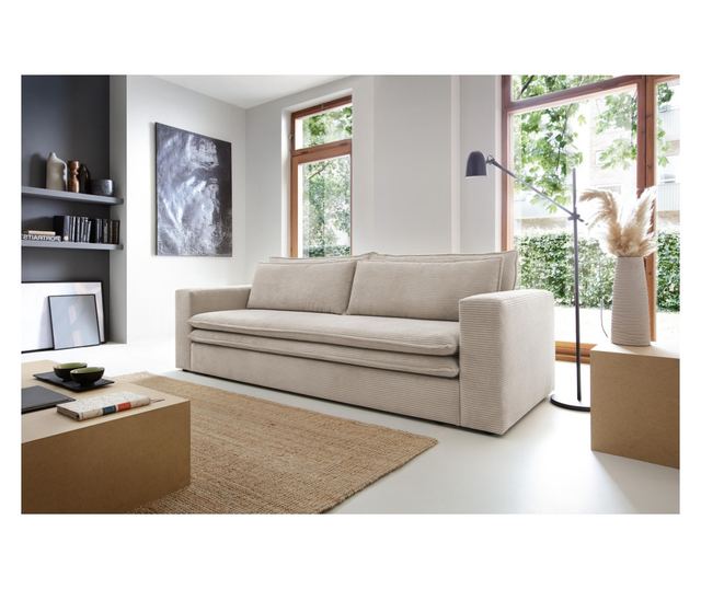 Диван Tilia Creme & Black 244 см