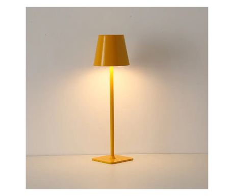 Lampa de masa RFAN, Touch, 3 Tipuri De Lumina, Incarcare USB, Galben