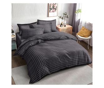 Еднолицево спално бельо с два горни плика EmonaMall, 7 части - Код S18375