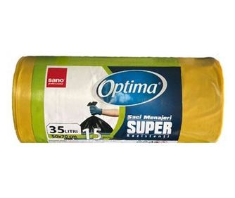 Saci menajeri 35 L galbeni Sano Optima Super