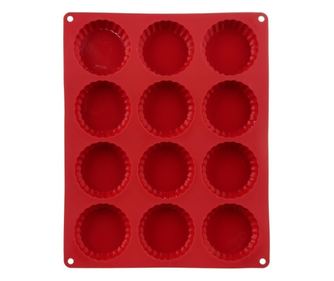 Форма за сладкиши от силикон Segret de Gourmet, 12 сладкиша, 36.9 x 26 x H 2.6 cm