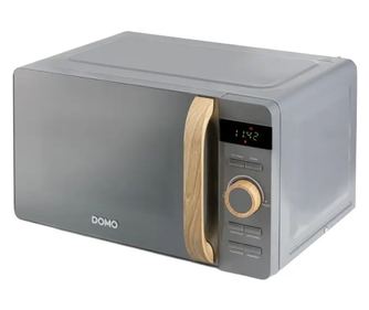 Микровълнова фурна DOMO, Solo, Wood You, капацитет 20 л, 5 нива на мощност, 8 автоматични програми, таймер 60 мин, програма за п