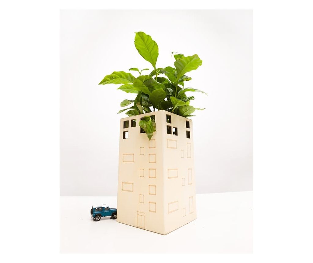 Small Block Flower Pot Holder - Cache-pot