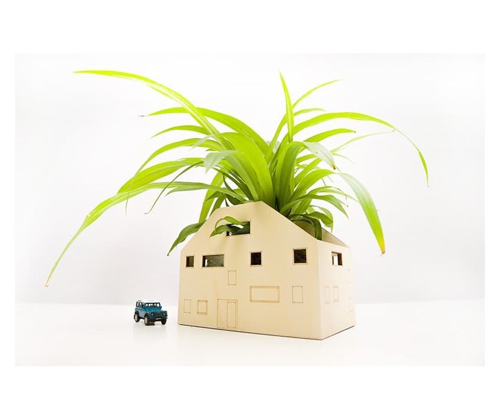 Big Little House Flower Pot Holder - Cache-pot