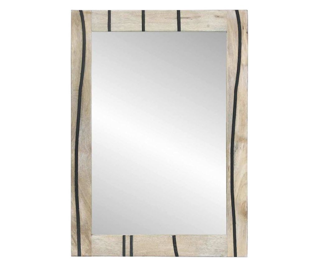 vidaXL Oglindă pentru baie cu oglindă Maro 50 x 2.5 x 70 cm