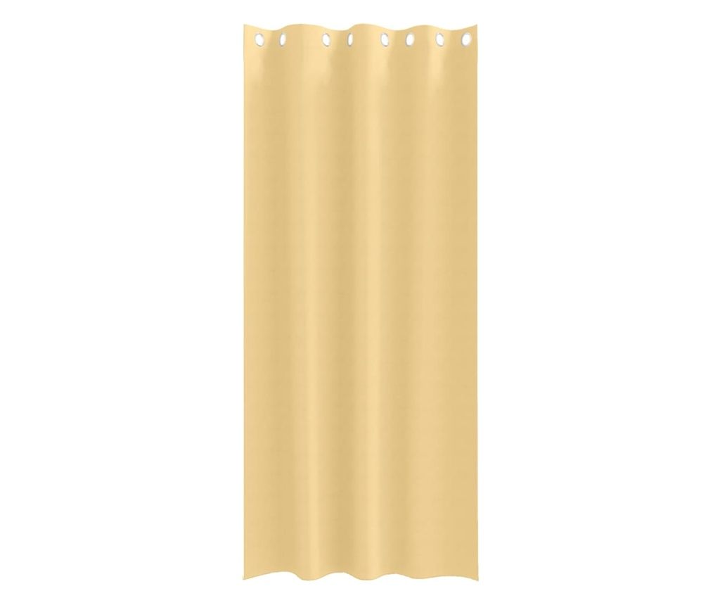 vidaXL Perdele Opaque cu Inel Bej Poliester