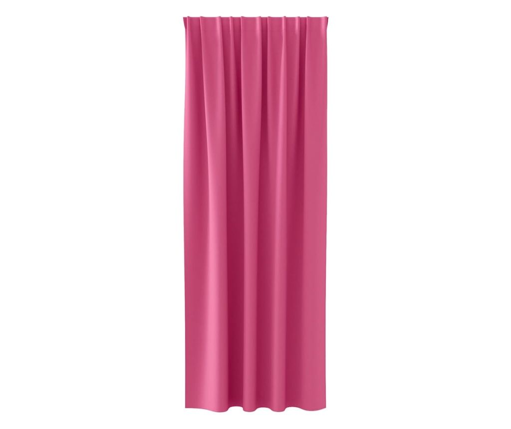 vidaXL Perdele Opaque cu Inel Roz Aprins Poliester