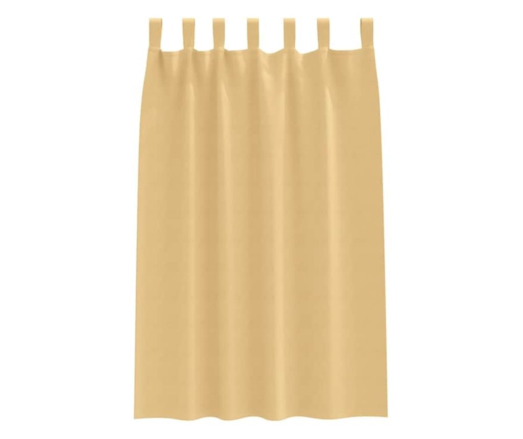 vidaXL Perdele Opaque cu Inel Bej Poliester