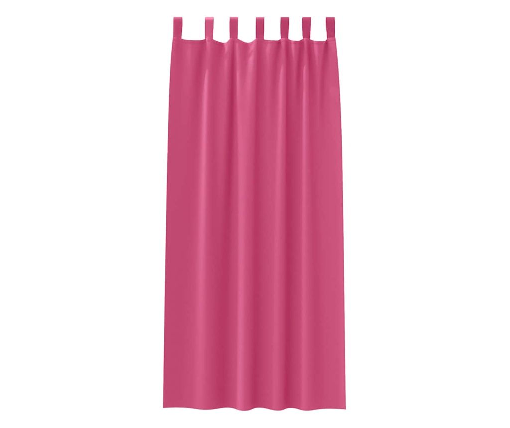 vidaXL Perdele Opaque cu Inel Roz Aprins Poliester