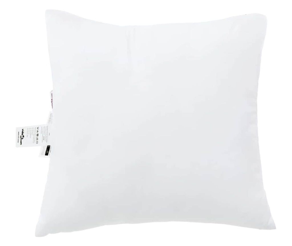 vidaXL Pillow with Cushion 2 pcs White 61 x 41 x 20 cm Polyester