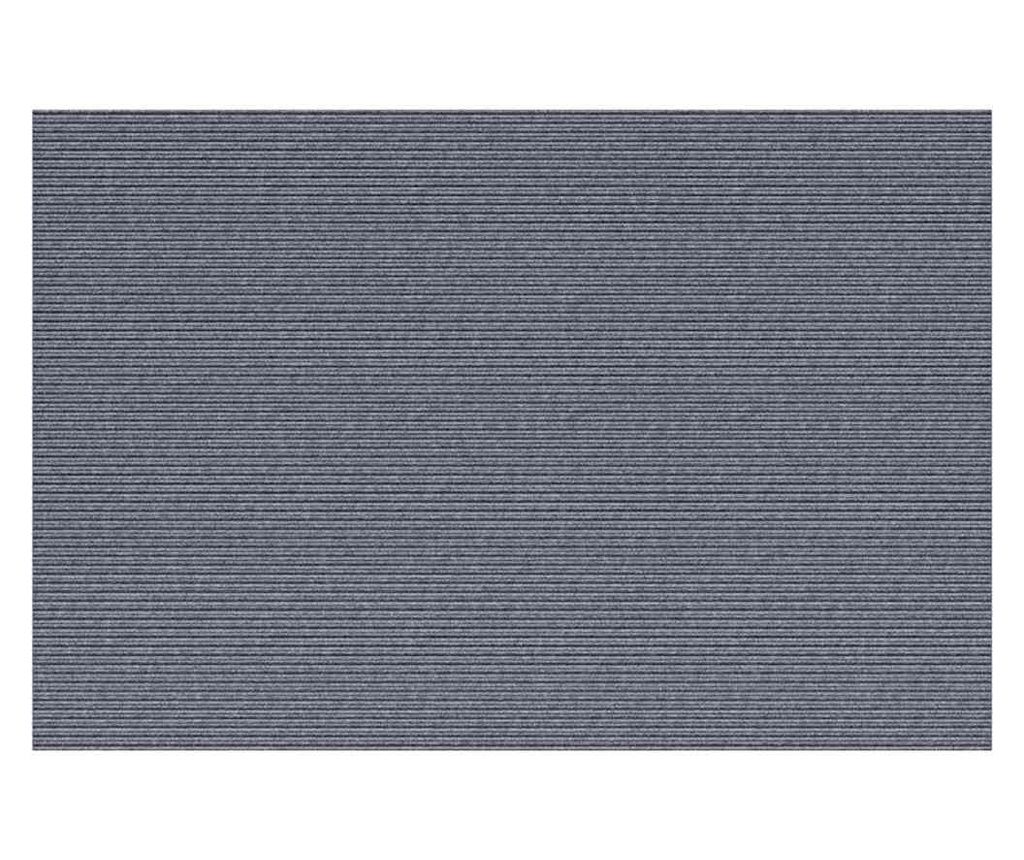 vidaXL Rug Runner Light Gray 100 x 150 cm Fabric