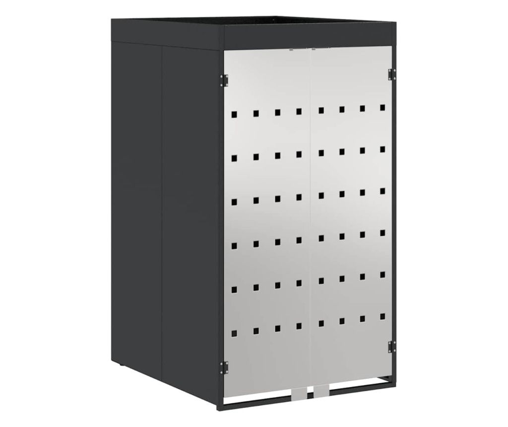 vidaXL Plant Pot Storage Shed for 240L Bins with Roof