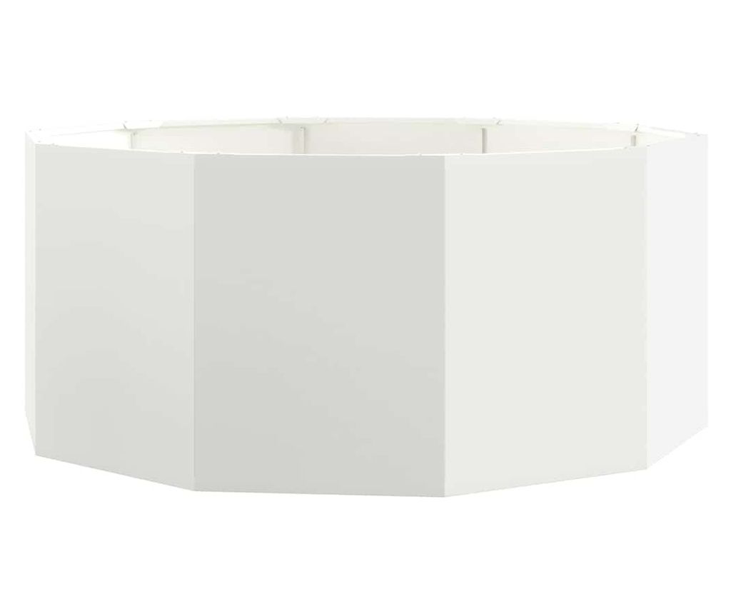 vidaXL Jardinieră Alb 120 x 120 x 50 cm Oțel