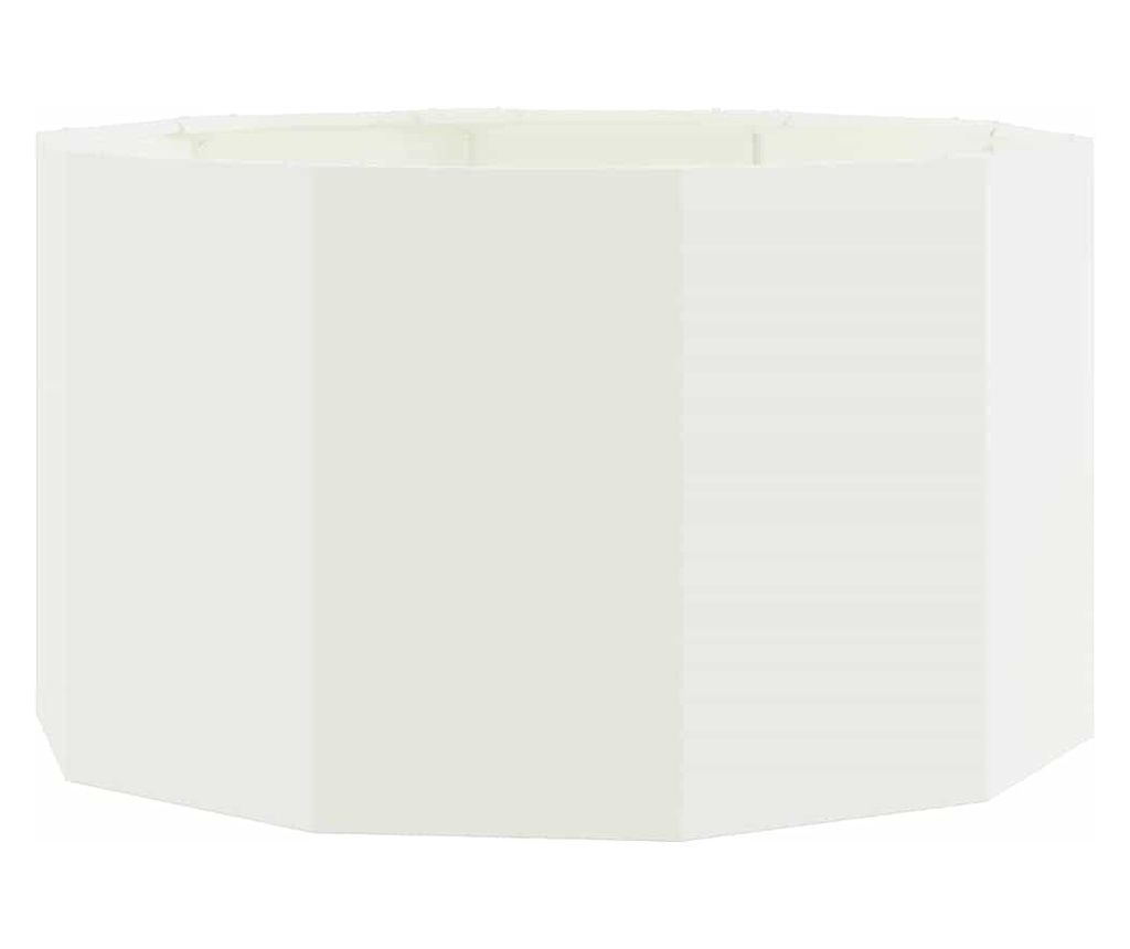 vidaXL Jardinieră Alb 90 x 90 x 50 cm Oțel