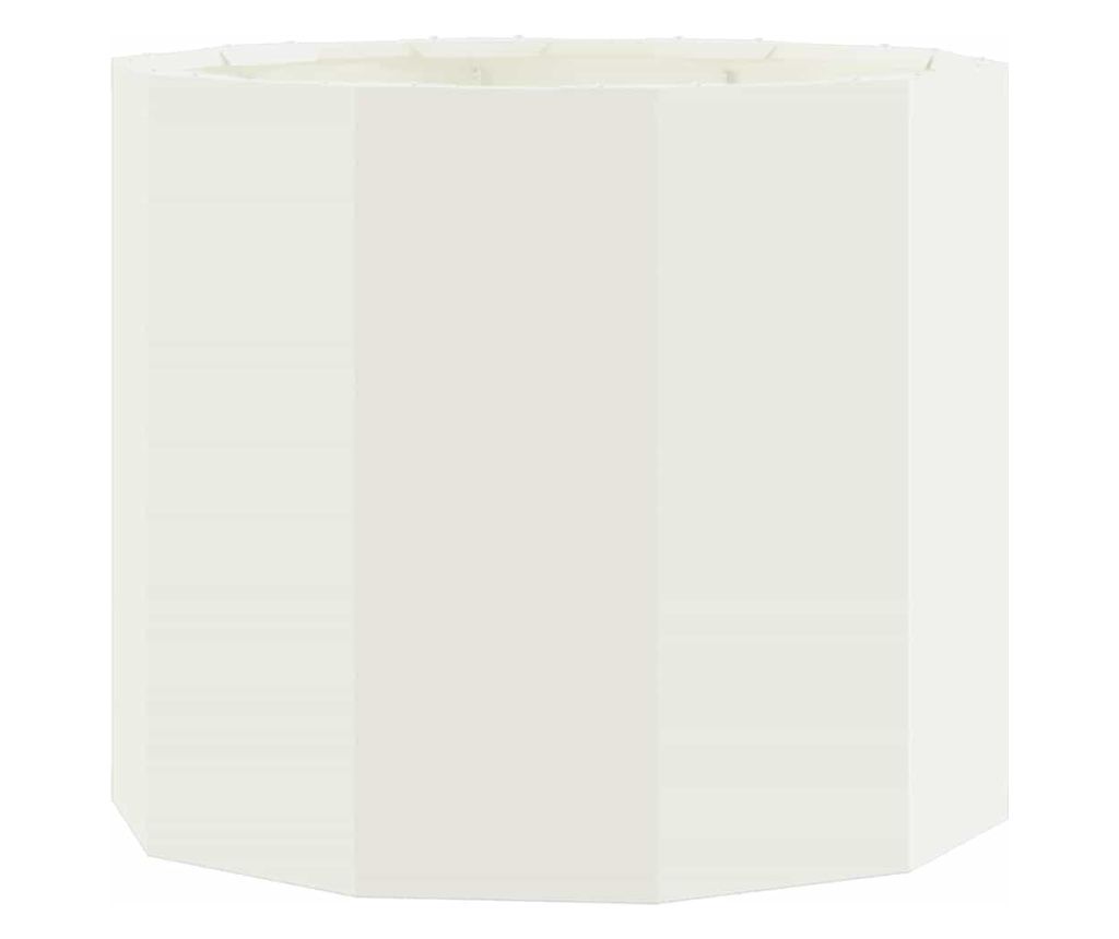 vidaXL Jardinieră Alb 60 x 60 x 50 cm Oțel