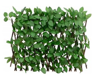 vidaXL Spalier cu iederă artificială, extensibil, verde, 180x30 cm