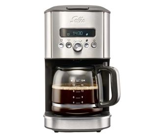 Solis Aroma Brewer programozható kávéfőző, 1.8 literes kapacitás, őrölt kávéval kompatibilis, LED kijelző, üvegkancsó, időzítő,