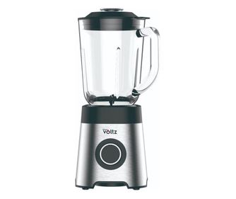 Oliver Voltz OV51162E turmixgép, 800 W, 2 sebesség + pulzálás, 1,5 l-es üvegkancsó, jégzúzás, ezüst