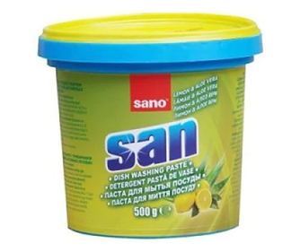 Detergent Vase Sano San Pasta Lemon&Aloe Vera 500G