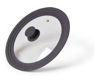 Fissman üveg fedő - 26/28/30cm-es edényekhez, szürke