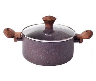 Fissman Magic Brown fazék, 20x10 cm, 2,7 l, alumínium, barna