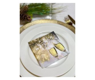 Servetele de masa festive, Softpoint - Cheers / 24 x 24 cm / 30 buc