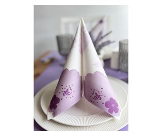 Linclass praznični namizni prtički - Steffi / 40 x 40 cm / 50 kosov