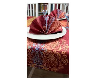 Set accesorii decorative masa festiva - servetele festive Linclass Ellen, traversa de masa Linclass Ellen