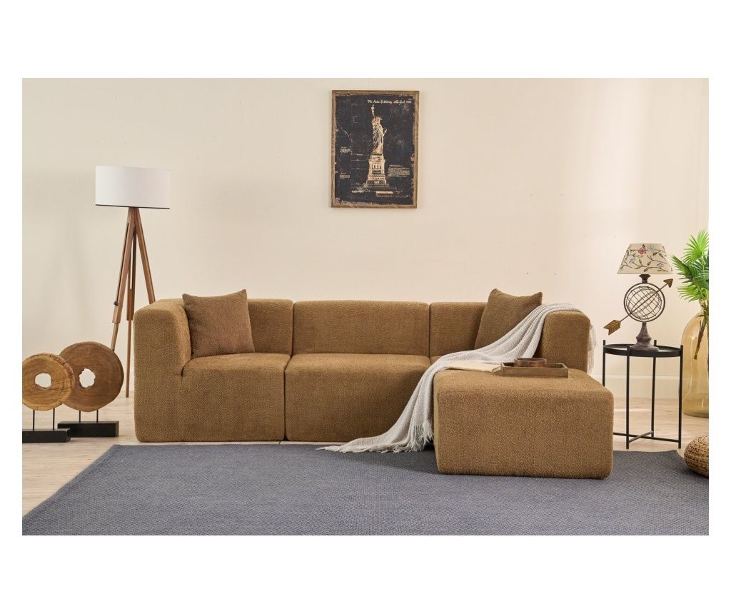 Corner Sofa 280, Brown