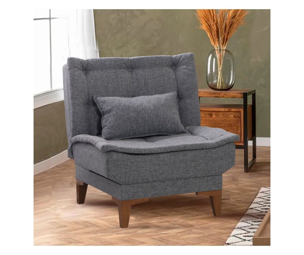 Wing Chair 467, Dark Grey