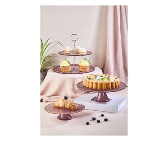 Set za postrežbo hrane 305, slivova barva