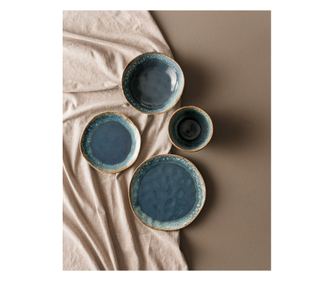 Jedilni set (18 kosov) 957, Indigo modra