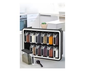 Zestaw Pojemników na Przyprawy (13 sztuk) 152, Wielokolorowy