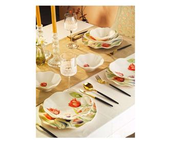 Set za večeru (18 komada) 550, Višebojni