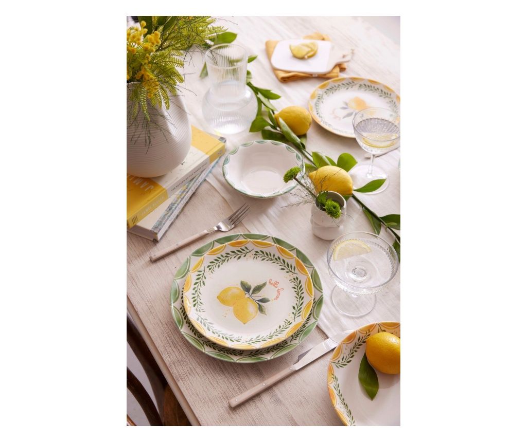 Set de Cină (24 Piese) 374, Galben