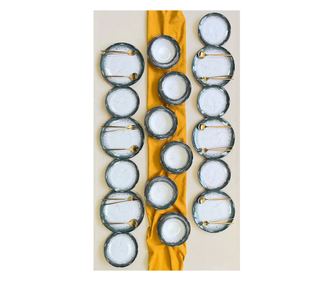 Servis za jedilnico (24 kosov) 304, bela, antracit