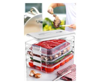 Set kutija za pohranu (4 komada) 286, bijela