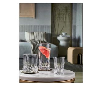 Set pahare (18 piese) 903, Transparent