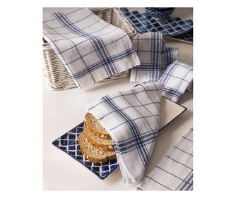 Kuchyňské utěrky (10 kusů) 233, modrá