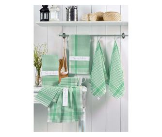 Sada ručníků (10 kusů) 119, zelená