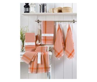 Sada ručníků (10 kusů) 102, oranžová
