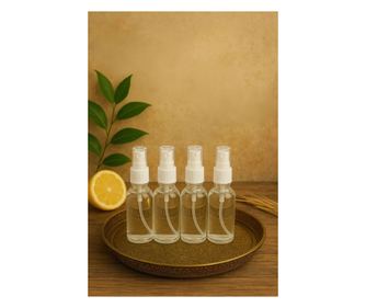 Üvegpalack Szett (4 db) 654, Átlátszó