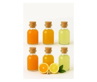 Üvegpalack Szett (6 db) 760, Átlátszó