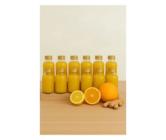 Üvegpalack Szett (12 db) 791, Átlátszó, Arany