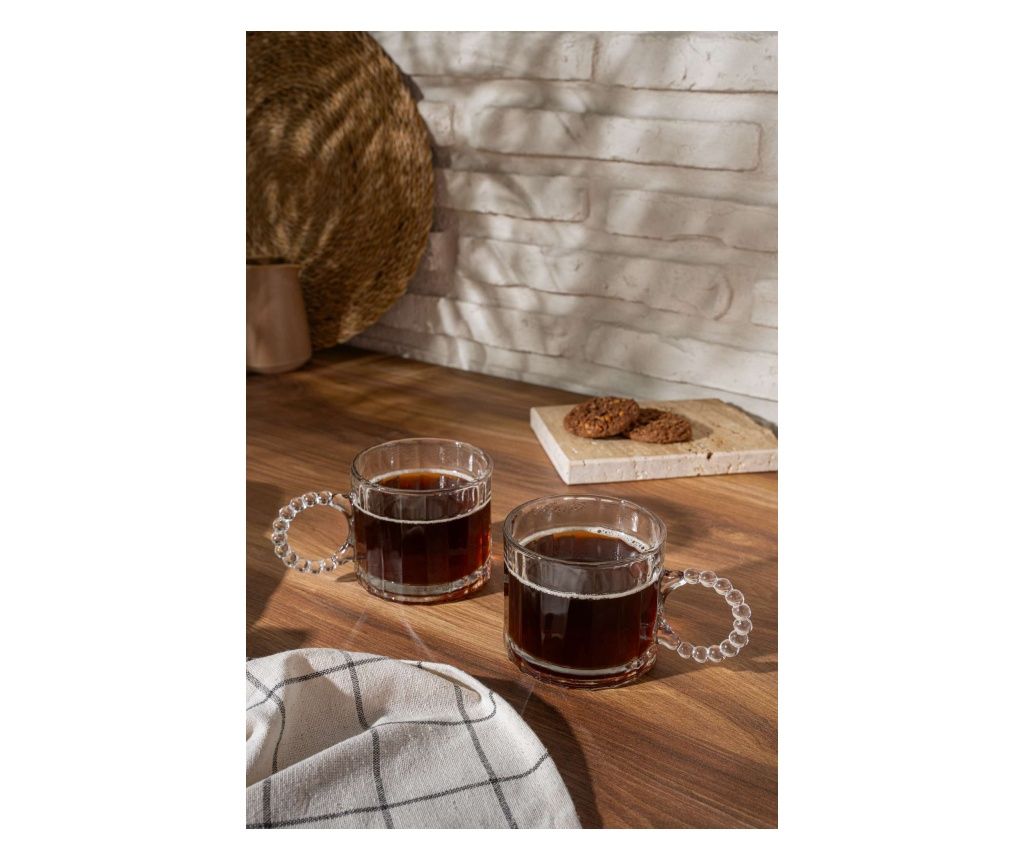 Set de Căni de Cafea (6 Bucăți) 353, Transparent