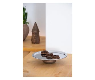 Stalak za prezentaciju hrane 027, Srebrni