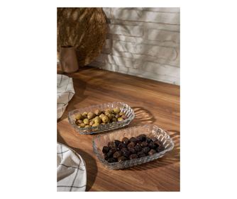 Snídaňová sada (2 kusy) 605, Transparentní