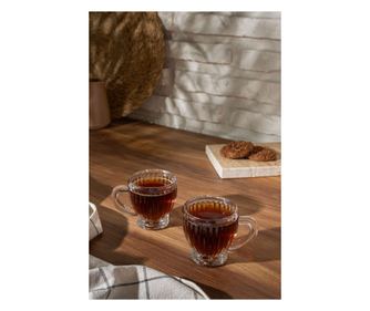 Set de căni de cafea (6 bucăți) 643, Transparent