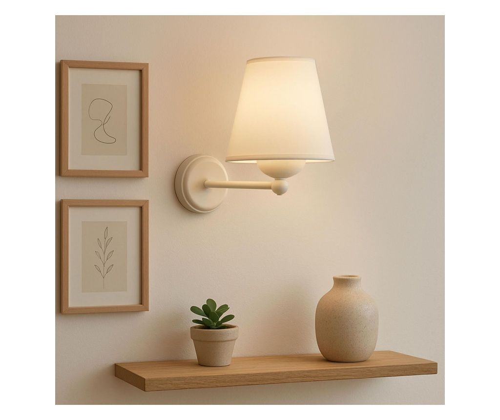 Fali lámpa 309, krém