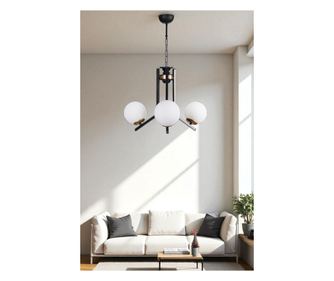 Csillár 184, fehér, fekete